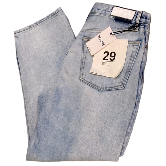 NWT RE/DONE 90s Low Slung Jeans in Vintage Playa - Sz 29 - Picture 3 of 9